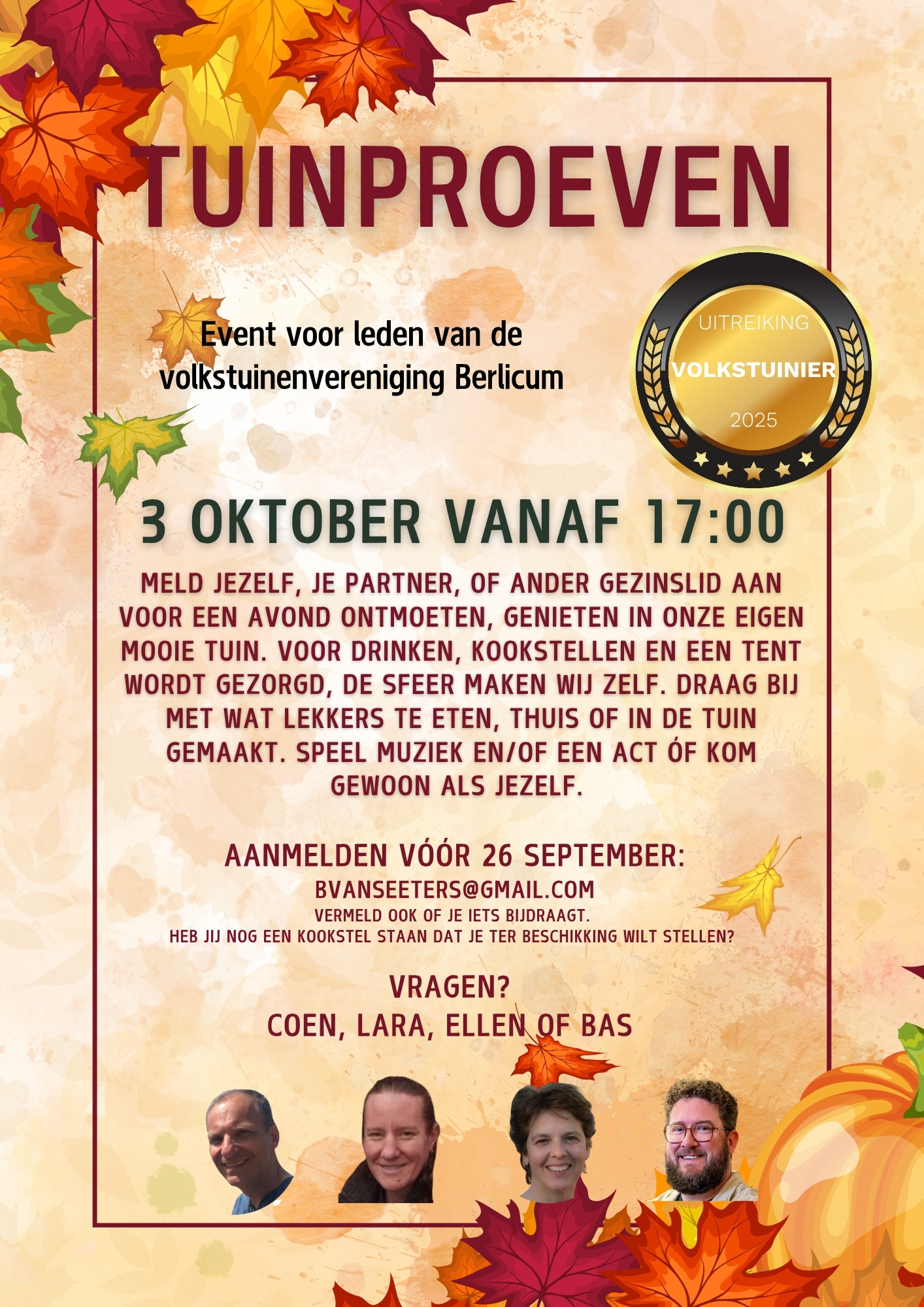 Tuinproeven 2025